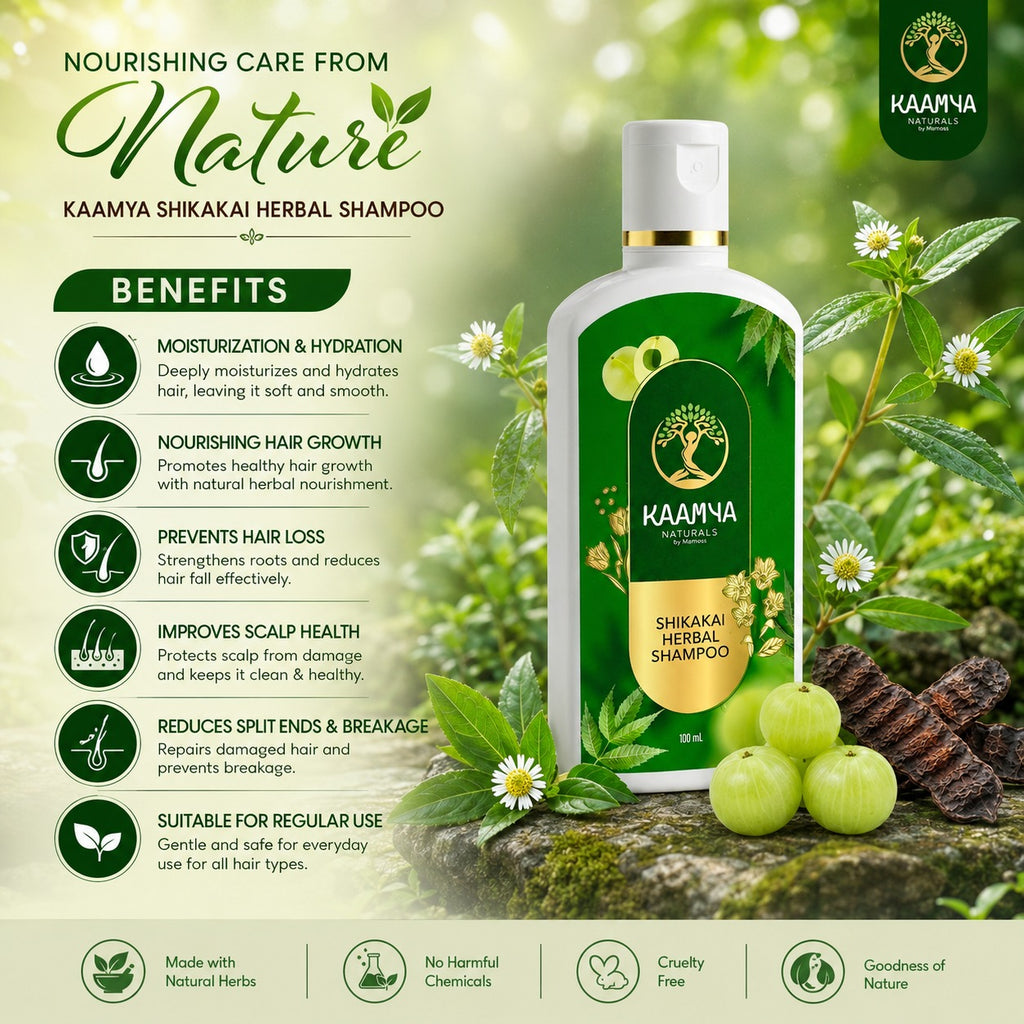 Kaamya Naturals Shikakai Herbal shampoo
