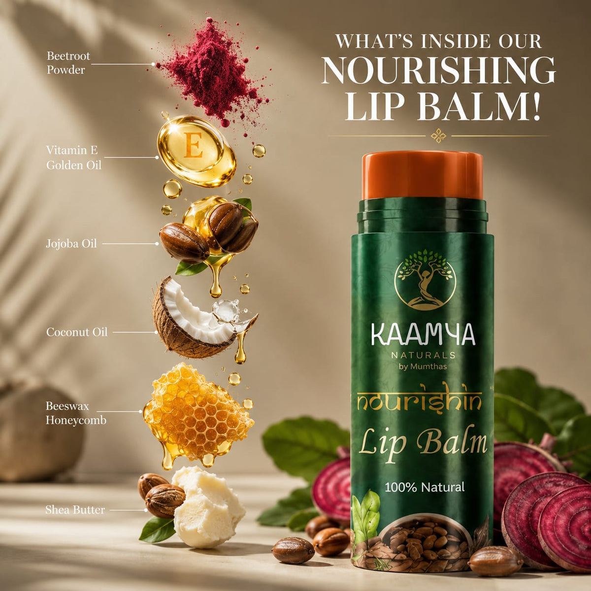 Kaamya Naturals Naturals Lip Bam