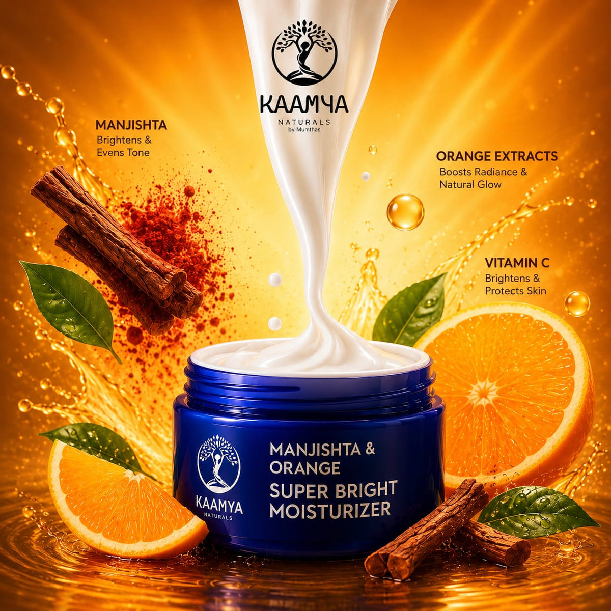 Kaamya Naturals Manjishta and Orange Moisturizer