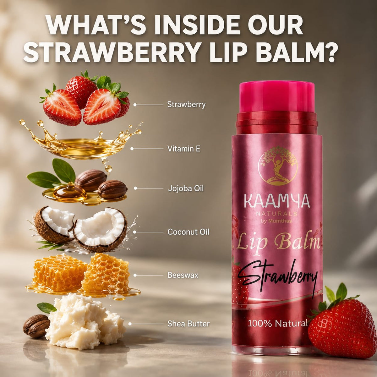 Kaamya Naturals Naturals Lip Bam