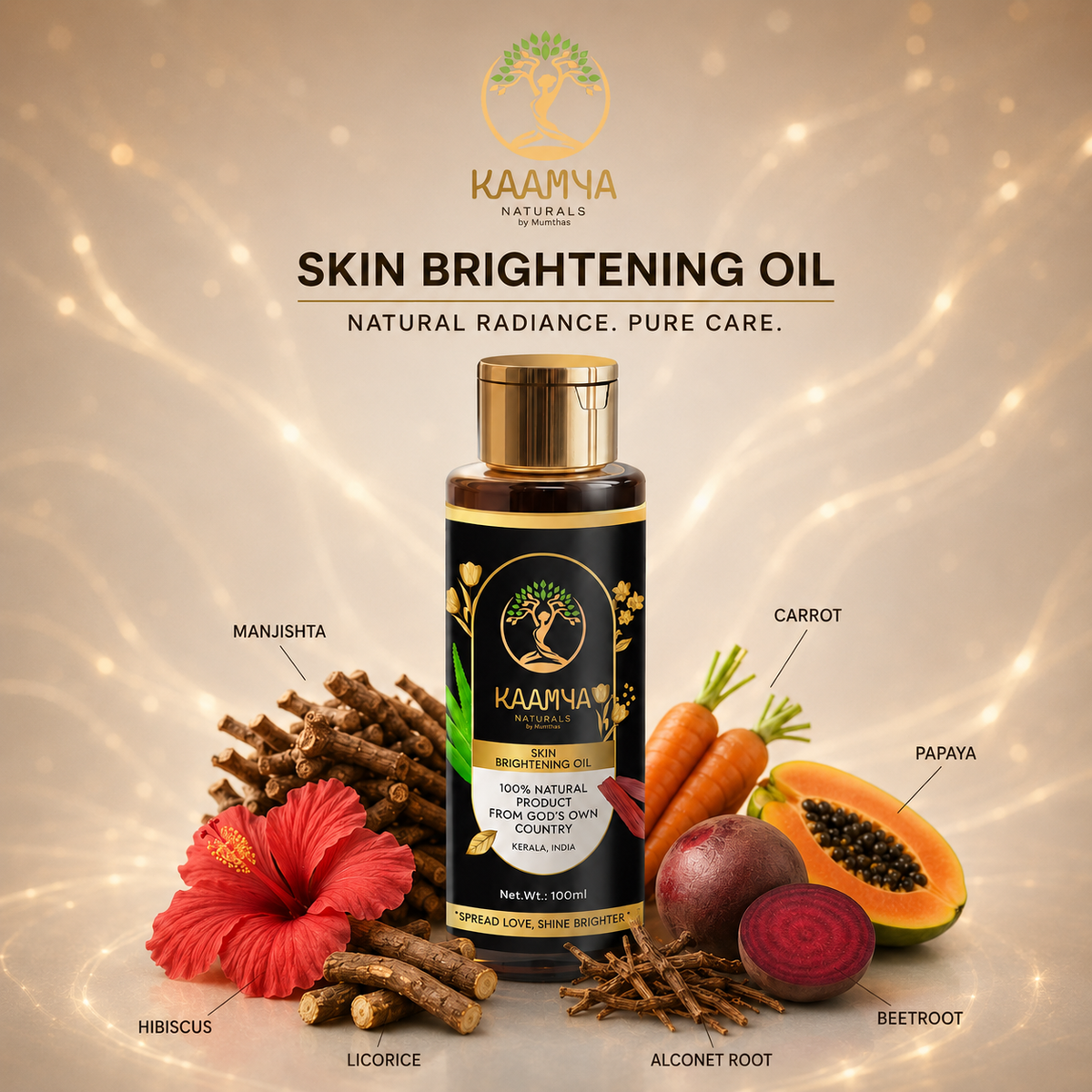 Kaamya Naturals Skin Brightening Oil