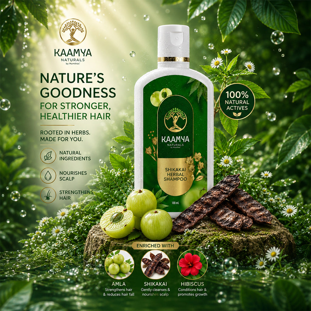 Kaamya Naturals Shikakai Herbal shampoo